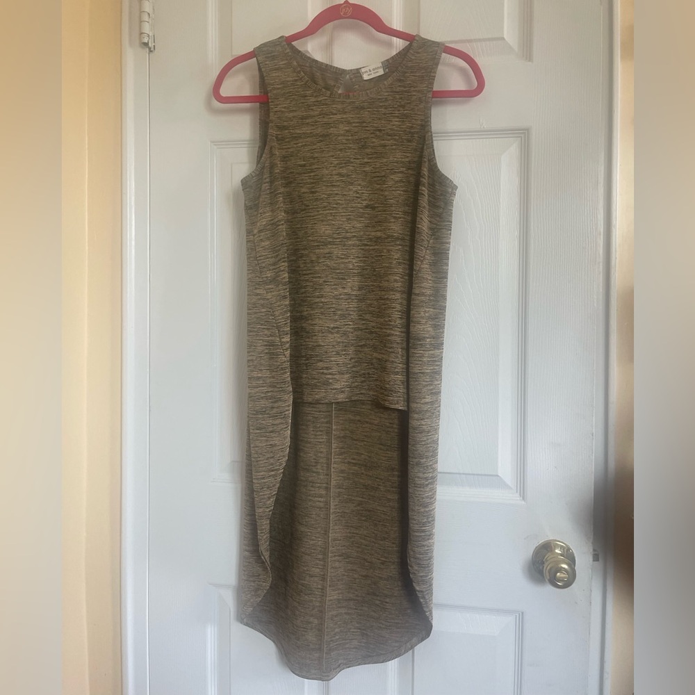 Jon & Anna Tan High-Low Dress